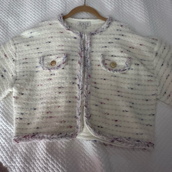 J. Crew Cropped Lady Jacket in Marled Yarn - Picture 8 of 15